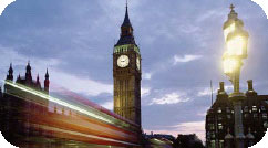 Photograph of a London street
